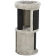 Trixie Cat Tower Giorgia ansamblu de zgariat pentru pisici gri 38 x 82 cm